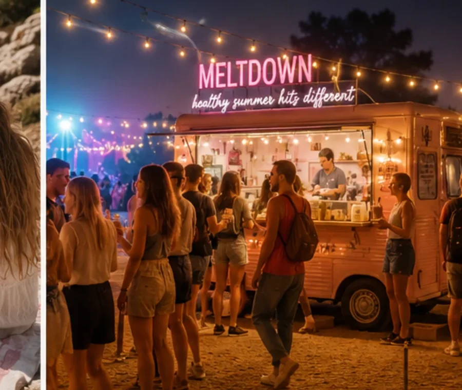 MELTDOWN truck na ljetnom festivalu