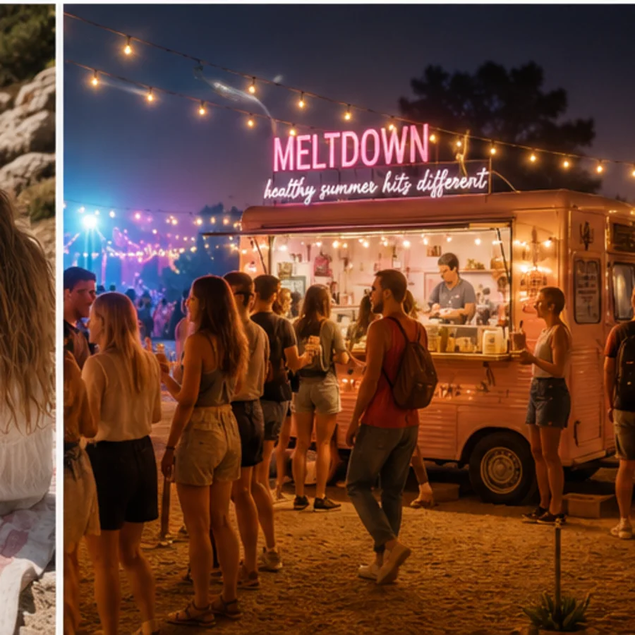 MELTDOWN truck na ljetnom festivalu